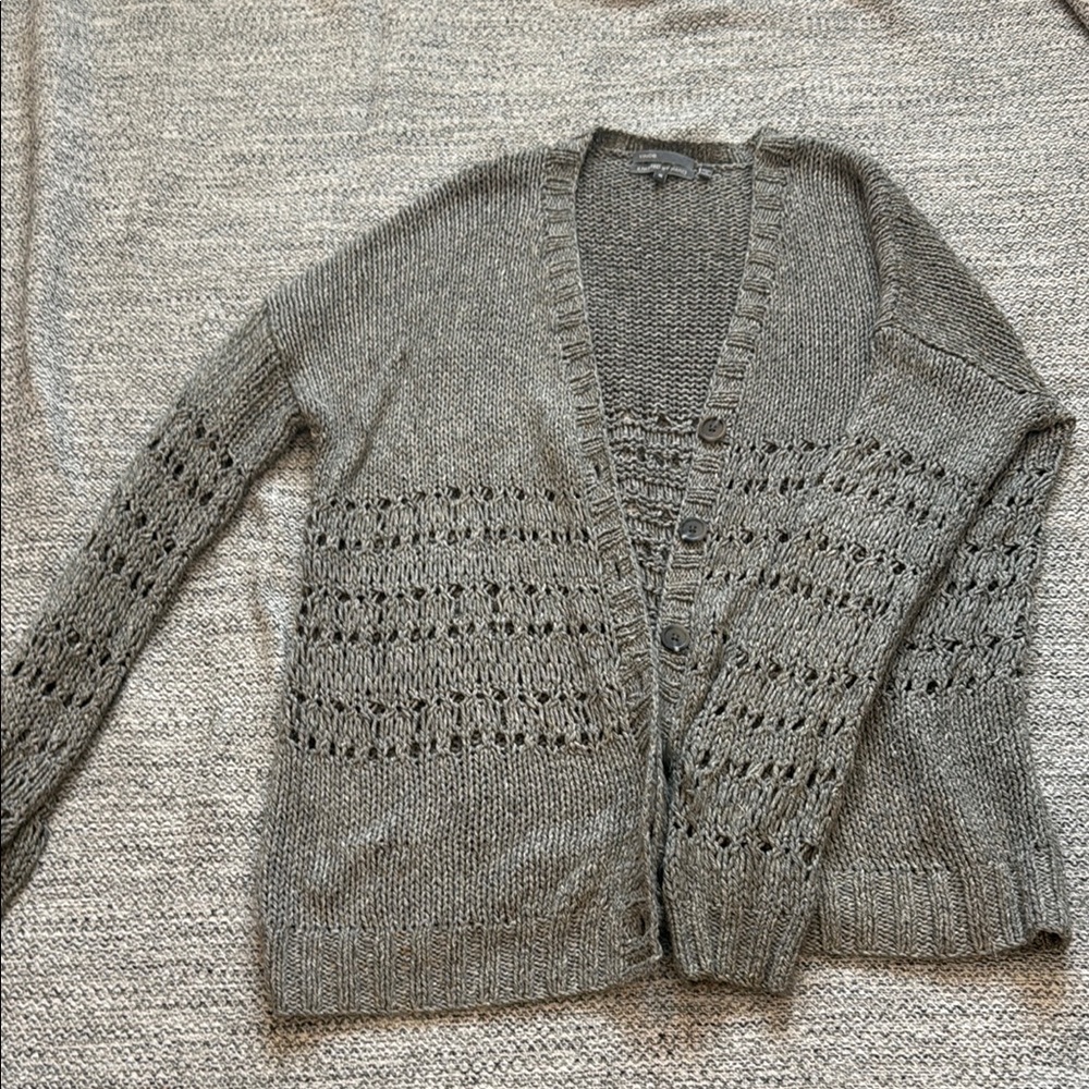 Vince Gray Knit Women's Sweater
